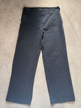 Five Star Men's Black Straight-Leg Pants